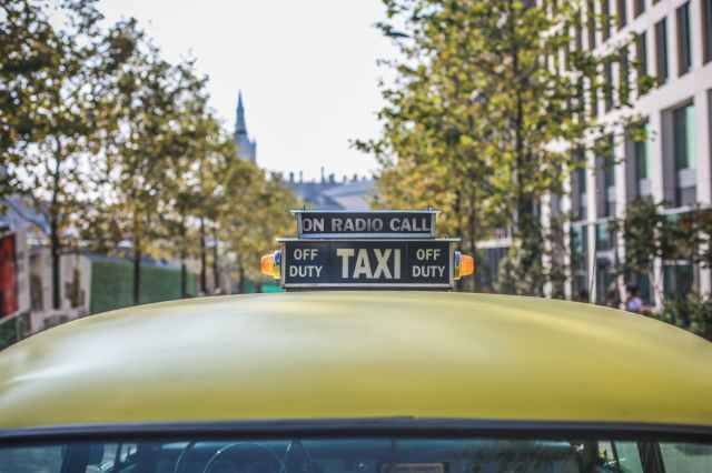 yellow taxi car